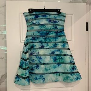 Designer Tie Dye Cocktail Dress